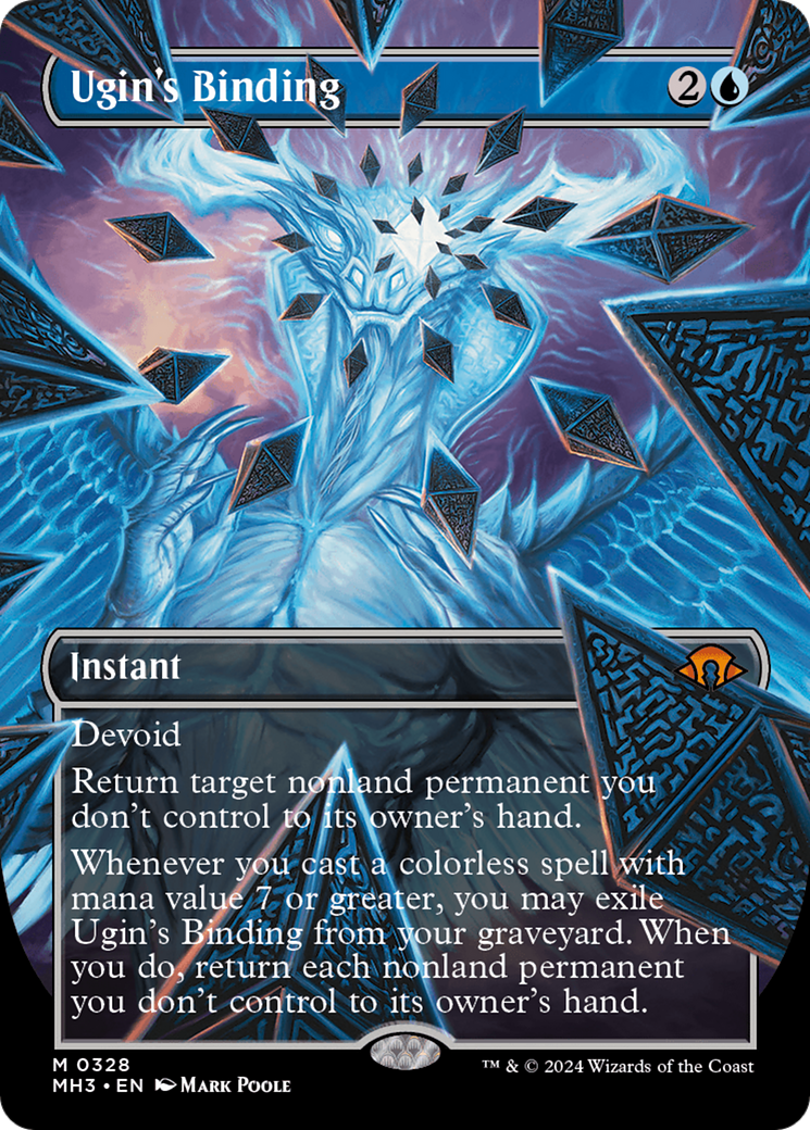 Ugin's Binding (Borderless) (MH3-328) - Modern Horizons 3 Foil