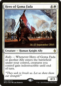 Hero of Goma Fada (PRE-031) - Battle for Zendikar Promos Foil