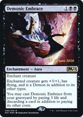 Demonic Embrace (PRE-095) - Core Set 2021 Promos Foil