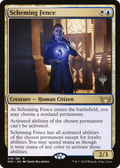 Scheming Fence (PPSNC-219) - Streets of New Capenna Promos Foil
