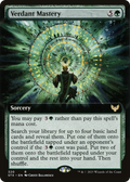 Verdant Mastery (Extended Art) (STX-320) - Strixhaven: School of Mages: (Extended Art) Foil