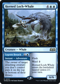 Horned Loch-Whale (PRE-053) - Wilds of Eldraine Promos Foil
