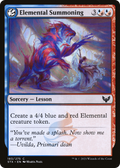 Elemental Summoning (STX-183) - Strixhaven: School of Mages: (lesson) Foil