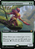 Leaf-Crowned Visionary (Extended Art) (DMU-414) - Dominaria United: (Extended Art) Foil