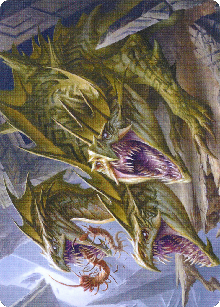 Grakmaw, Skyclave Ravager // Grakmaw, Skyclave Ravager (AZNR-076) - Zendikar Rising Art Series (Borderless) Foil