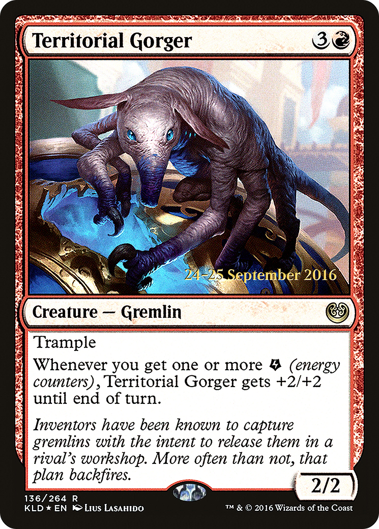 Territorial Gorger (PRE-136) - Kaladesh Promos Foil