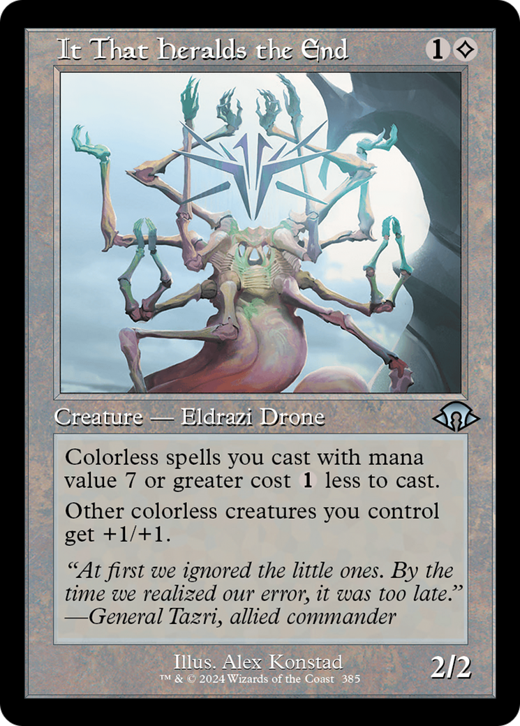 It That Heralds the End (Retro Frame) (MH3-385) - Modern Horizons 3