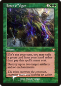 Force of Vigor (Retro Frame) (MH1-021) - Modern Horizons 1 Timeshifts Etched Foil