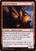 Unlucky Witness (SNC-128) - Streets of New Capenna Foil
