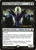 Kalitas, Traitor of Ghet (PRE-086) - Oath of the Gatewatch Promos Foil