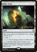 Blast Zone (WAR) (PRE-244) - War of the Spark Promos Foil