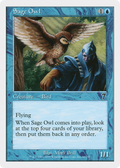 Sage Owl (7ED-096) - 7th Edition Foil