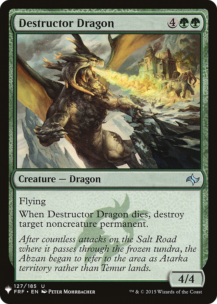 Destructor Dragon (LIST-127) - The List