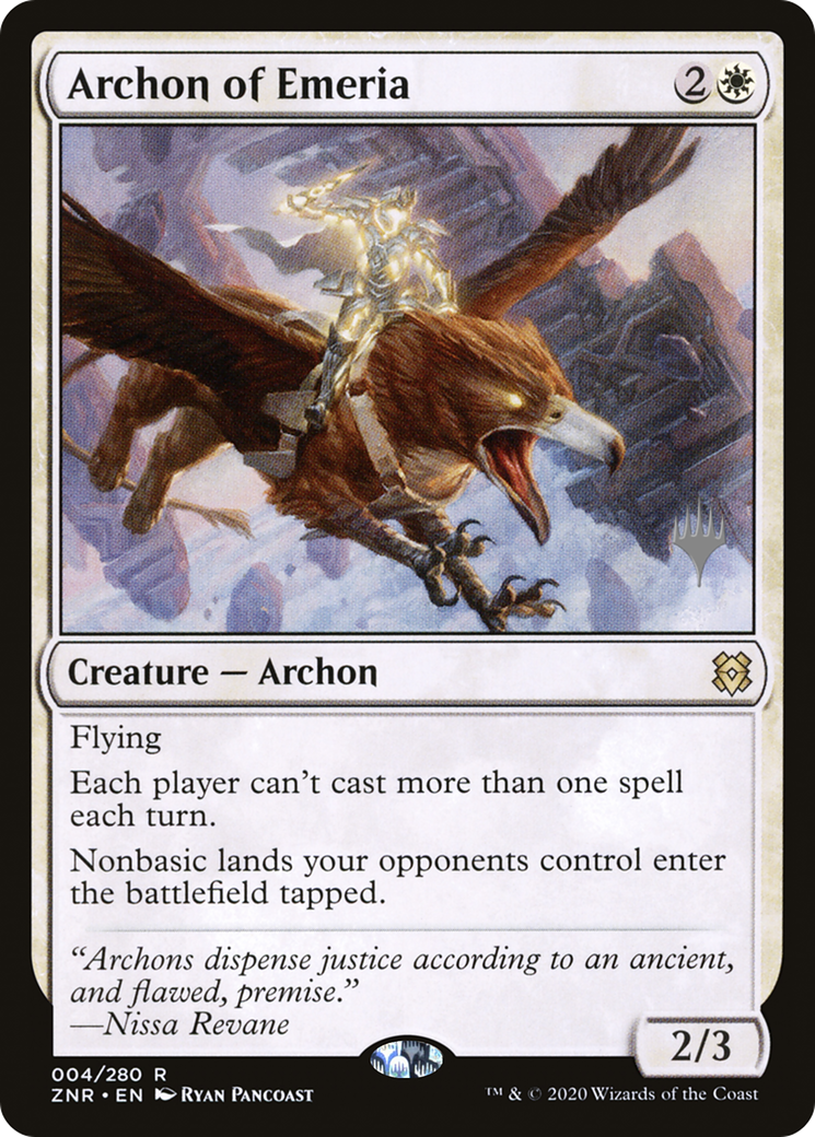 Archon of Emeria (PPZNR-04P) - Zendikar Rising Promos