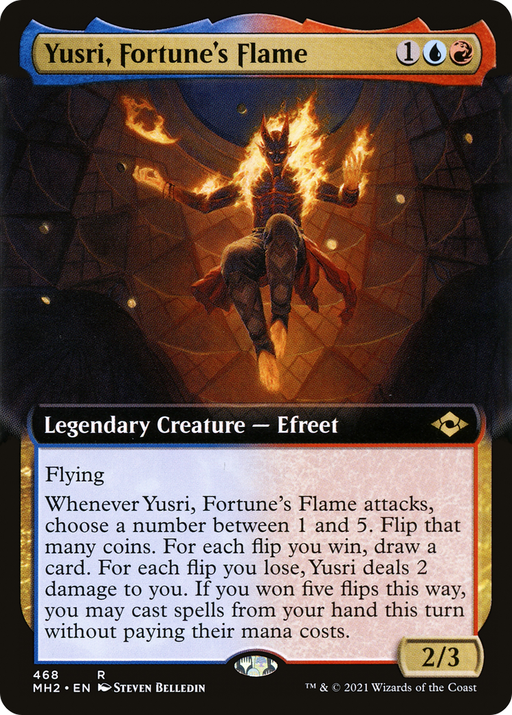 Yusri, Fortune's Flame (Extended Art) (MH2-468) - Modern Horizons 2: (Extended Art) Foil