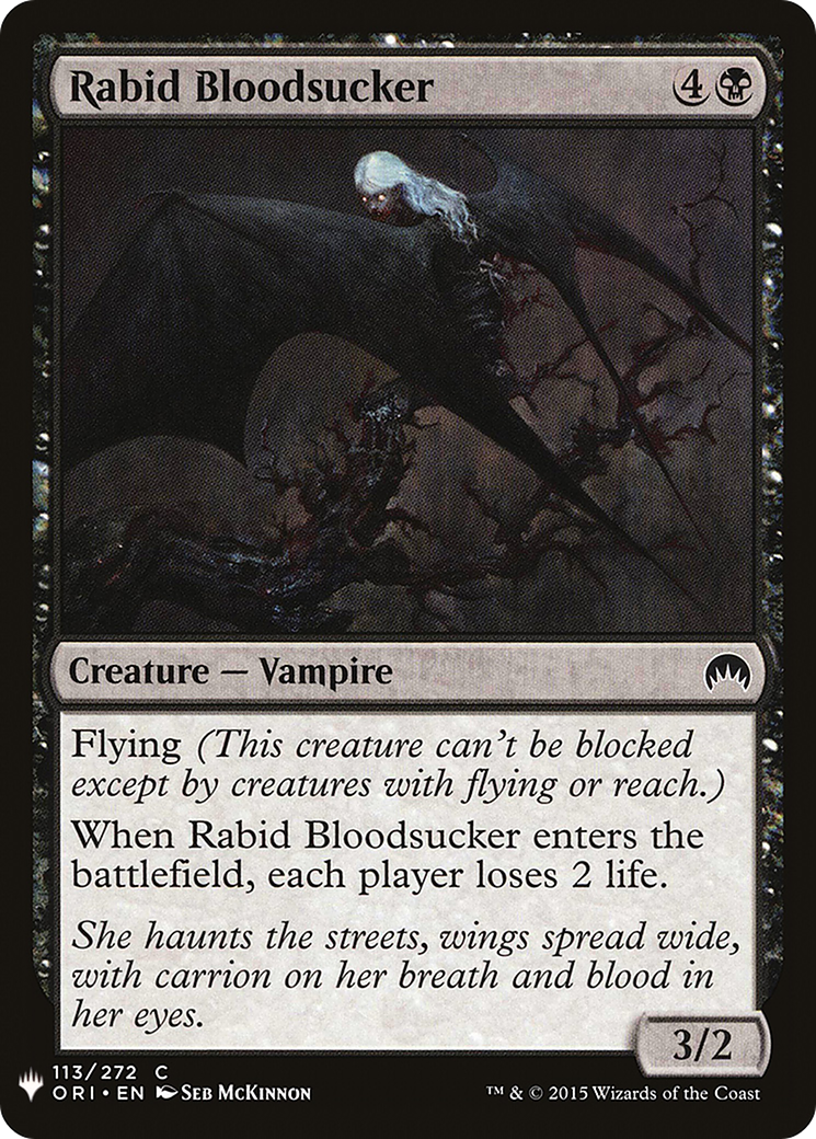 Rabid Bloodsucker (LIST-113) - The List