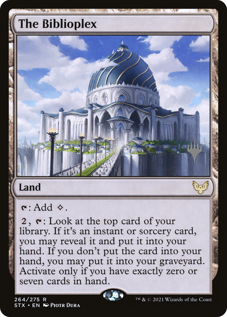 The Biblioplex (PPSTX-264P) - Strixhaven: School of Mages Promos