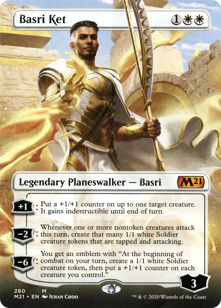 Basri Ket (Borderless) (M21-280) - Core Set 2021 Foil