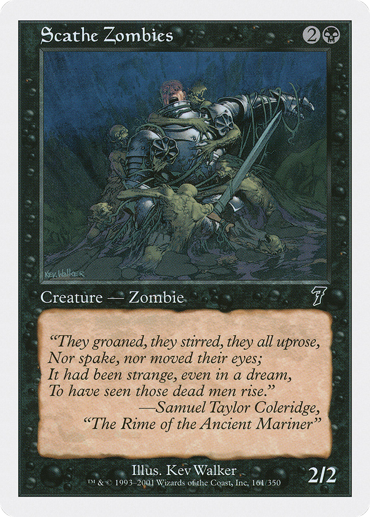 Scathe Zombies (7ED-161) - 7th Edition Foil