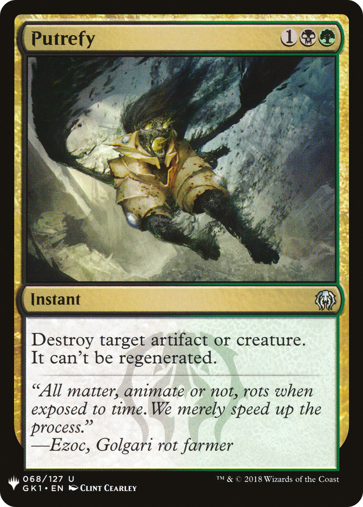 Putrefy (GK1) (LIST-068) - The List