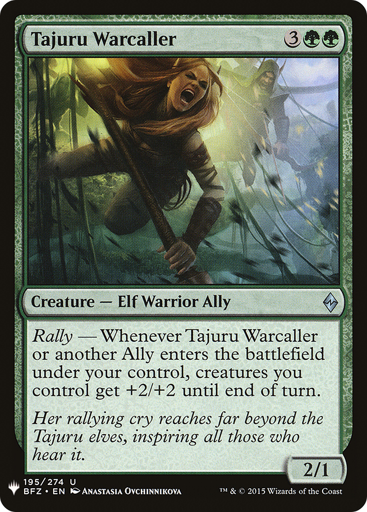 Tajuru Warcaller (LIST-195) - The List