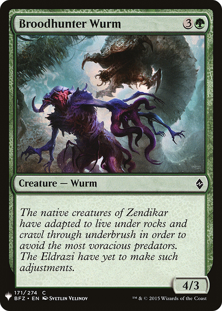 Broodhunter Wurm (LIST-171) - The List