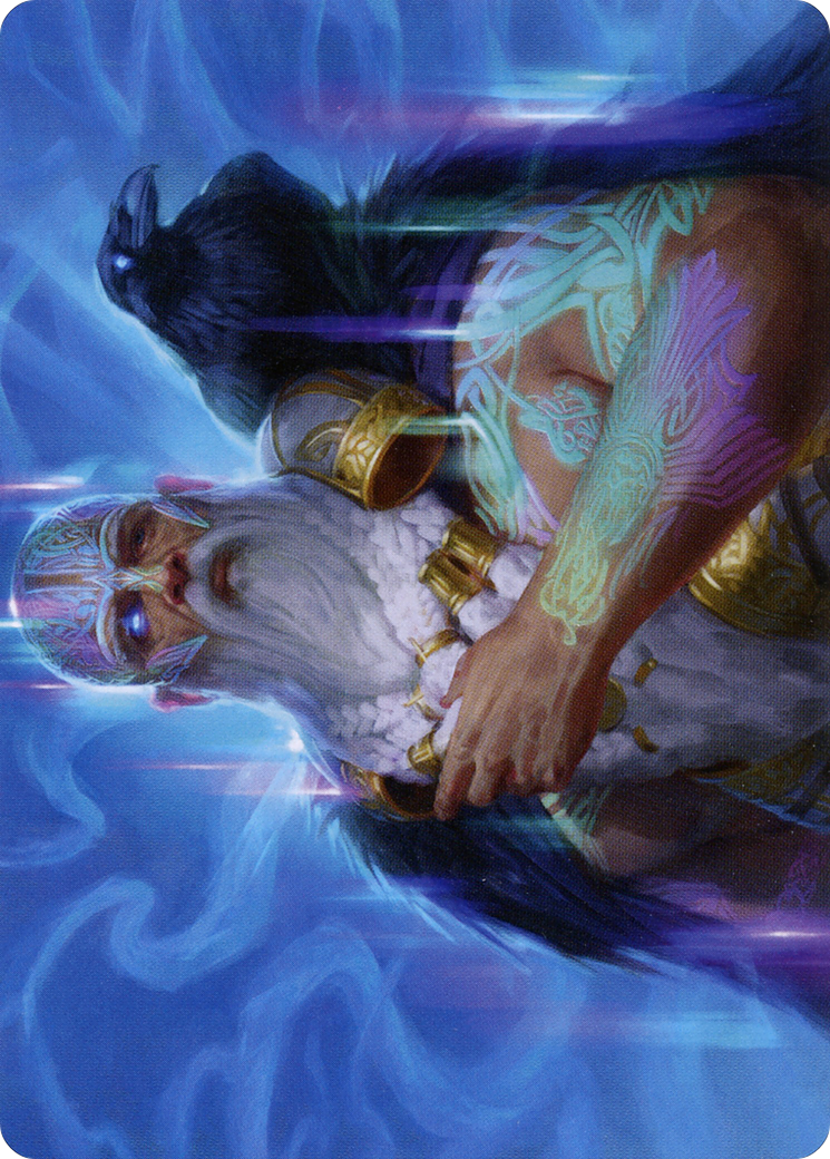 Alrund, God of the Cosmos // Alrund, God of the Cosmos (ASKHM-009) - Art Series: Kaldheim (Borderless)