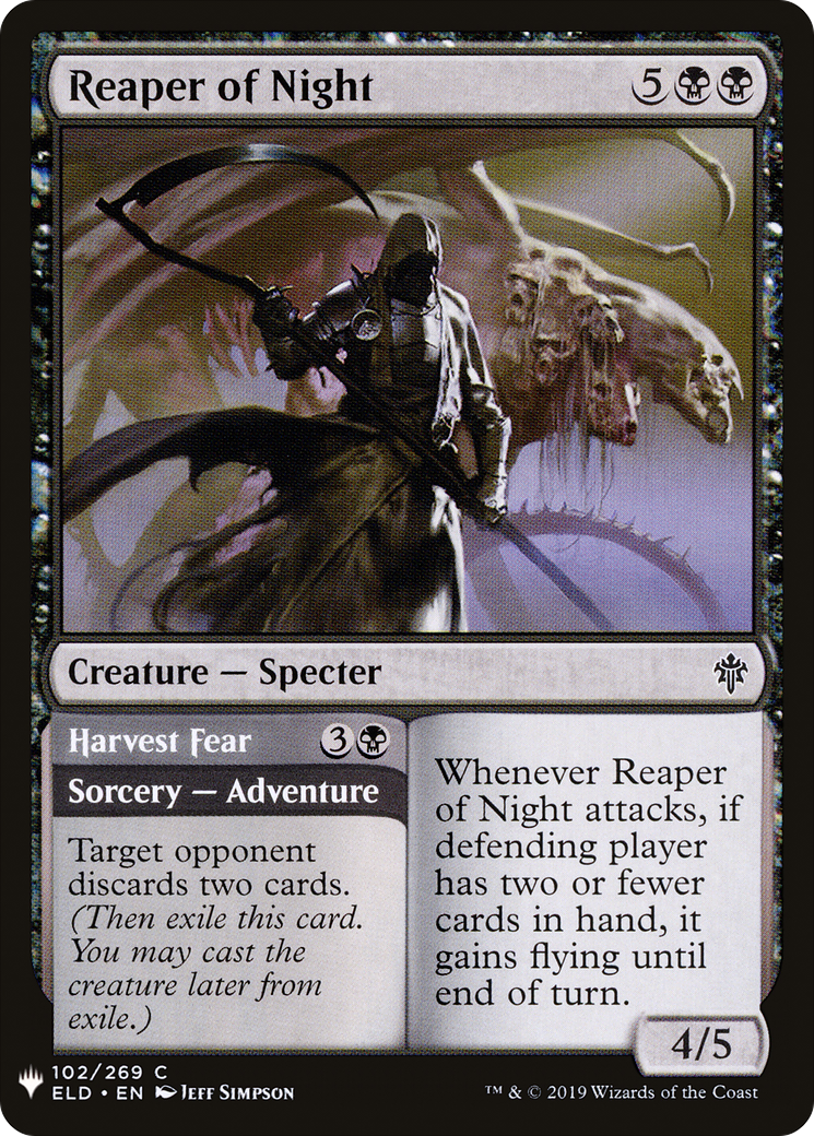 Reaper of Night (LIST-102) - The List