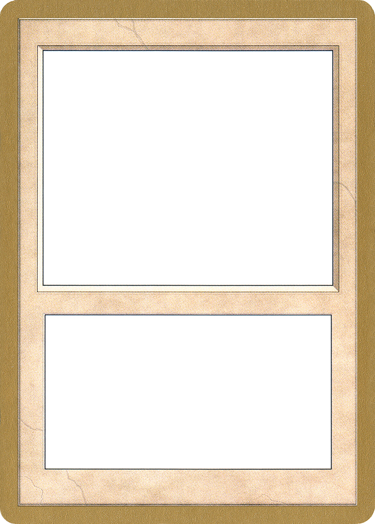 2002 World Championship Blank Card (WCD-) - World Championship Decks 2002