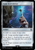 Sonic Screwdriver (0184) (WHO-184) - Doctor Who Foil