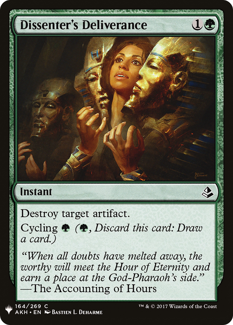 Dissenter's Deliverance (LIST-164) - The List