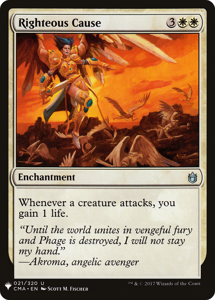Righteous Cause (LIST-021) - The List