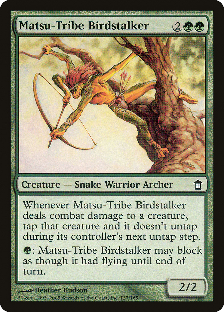 Matsu-Tribe Birdstalker (SOK-137) - Saviors of Kamigawa