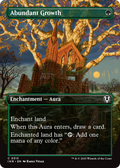 Abundant Growth (Borderless) (INR-315) - Innistrad Remastered: (enchantment)
