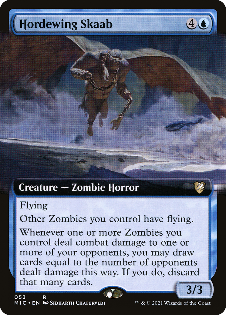 Hordewing Skaab (Extended Art) (MIC-053) - Midnight Hunt Commander: (Extended Art)