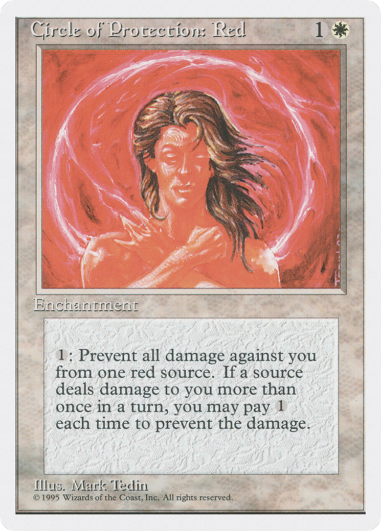 Circle of Protection: Red (4ED-) - Fourth Edition