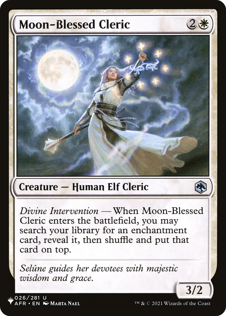 Moon-Blessed Cleric (LIST-026/281) - The List