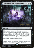 Command the Dreadhorde (PRE-082) - War of the Spark Promos Foil