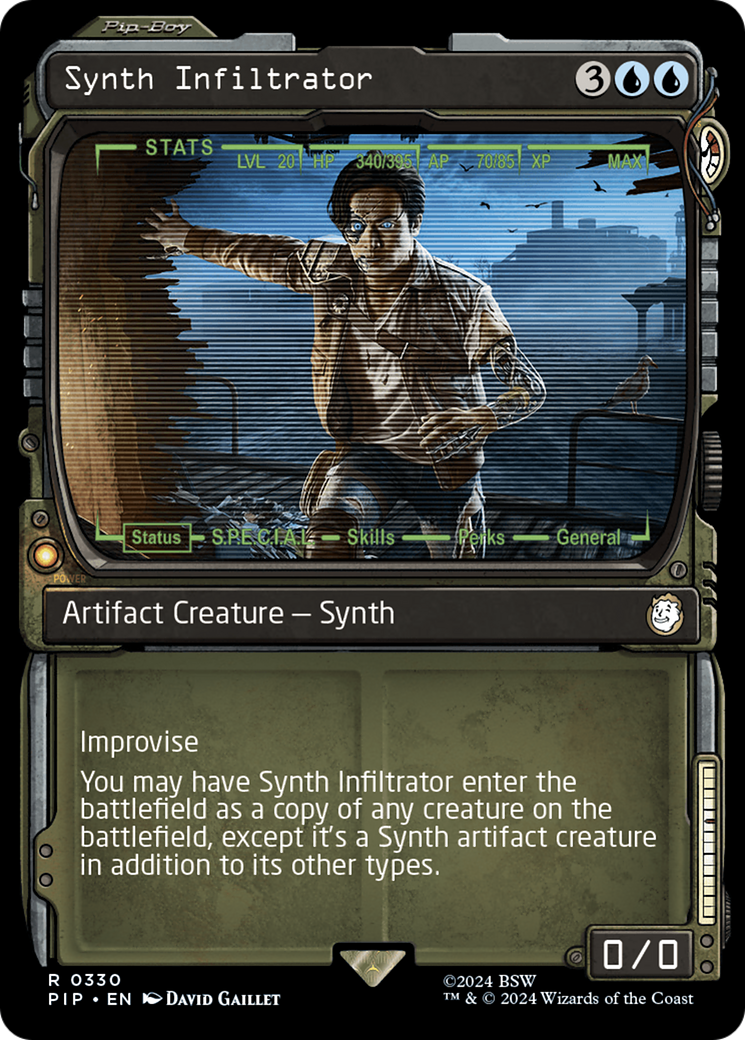 Synth Infiltrator (Showcase) (PIP-330) - Fallout: (Showcase) Foil