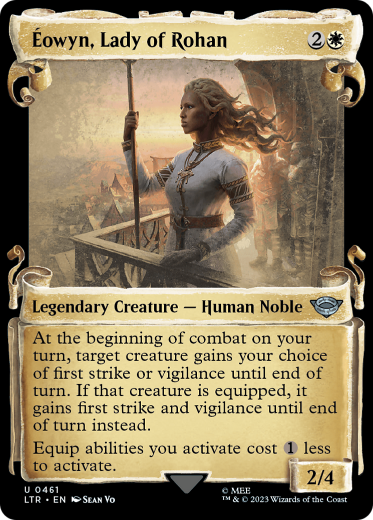 Eowyn, Lady of Rohan (Showcase Scrolls) (LTR-461) - The Lord of the Rings: Tales of Middle-earth: (Showcase)