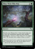 They Went This Way (MKM-178) - Murders at Karlov Manor Foil