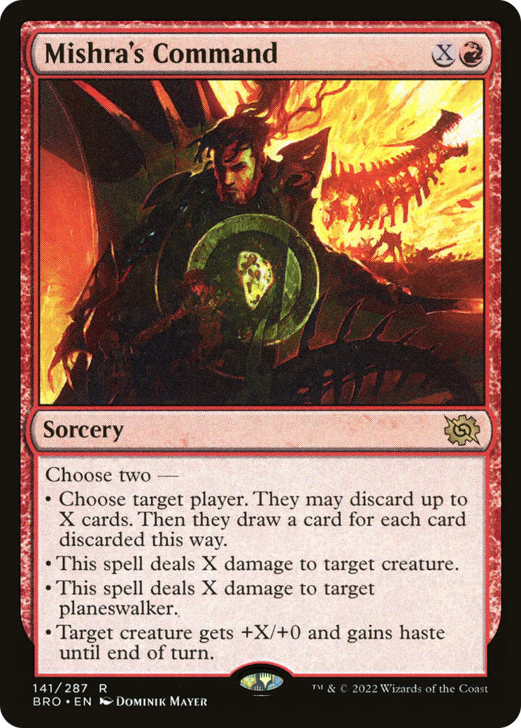 Mishra's Command (BRO-141) - The Brothers' War Foil