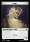 Spirit (TMKC-004) - Murders at Karlov Manor Commander Tokens Foil