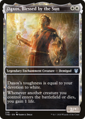 Daxos, Blessed by the Sun (Showcase) (THB-258) - Theros Beyond Death: (enchantment, Showcase) Foil
