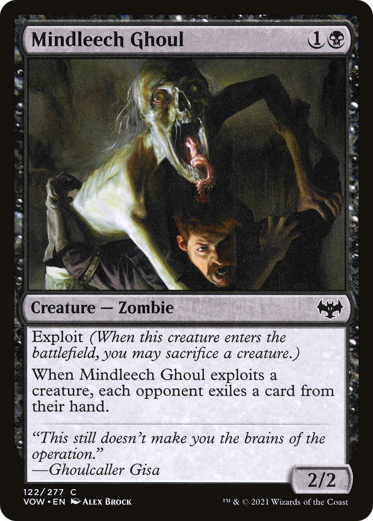 Mindleech Ghoul (VOW-122) - Innistrad: Crimson Vow Foil