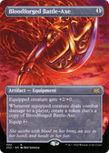 Bloodforged Battle-Axe (Borderless) (2X2-392) - Double Masters 2022 Foil