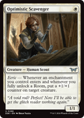 Optimistic Scavenger (0288) (DSK-288) - Duskmourn: House of Horror Foil