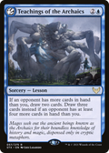 Teachings of the Archaics (PPSTX-57P) - Strixhaven: School of Mages Promos: (lesson) Foil