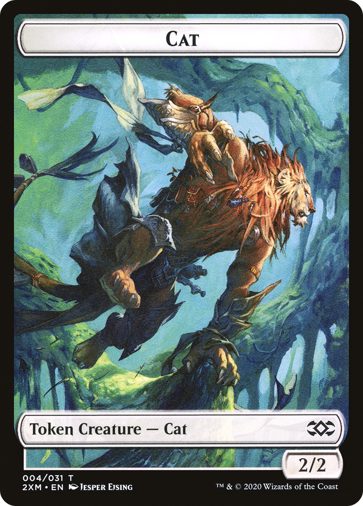 Cat (T2XM-004) - Double Masters Tokens Foil