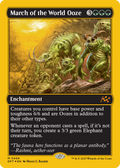 March of the World Ooze (First-Place Foil) (DFT-468) - Aetherdrift: (enchantment) Foil